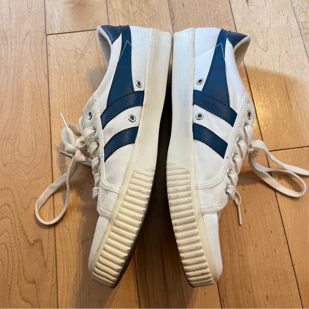 Gola Mark Cox White Navy Tennis Sneakers size nine (9) - Picture 4 of 8